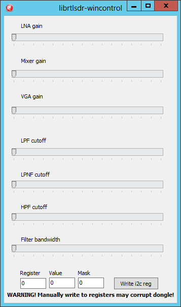 The driver GUI.