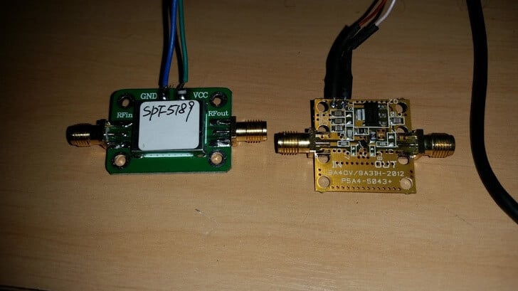 The eBay SPF5189 LNA vs the LNA4ALL from 9A4QV