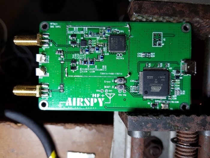 Under the Airspy HF+ Shielding