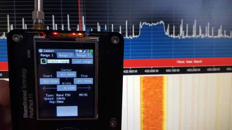 A Review Of The Hackrf Portapack With Havoc Firmware