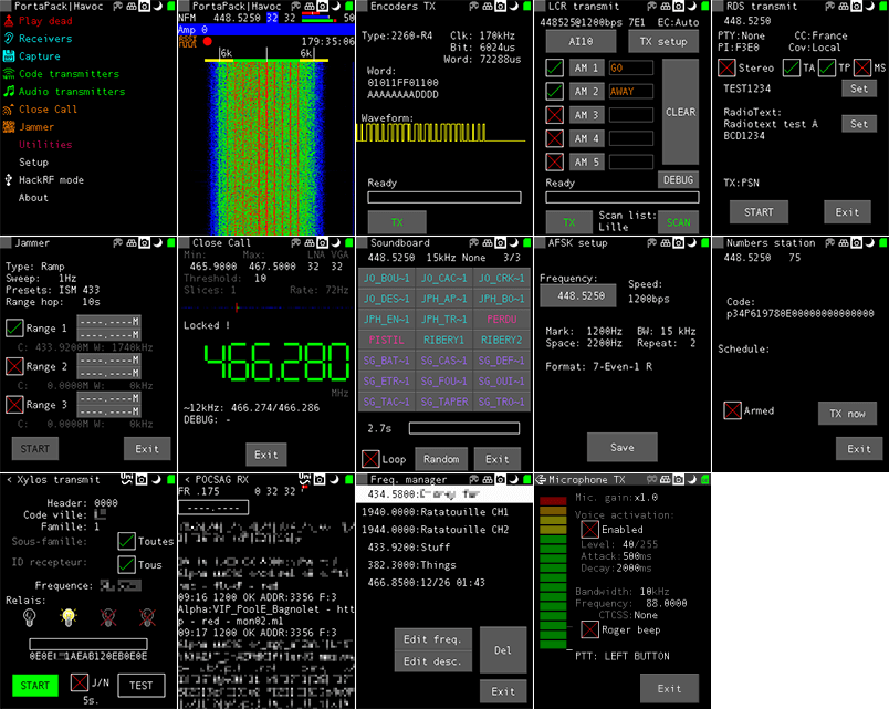 A Review Of The Hackrf Portapack With Havoc Firmware