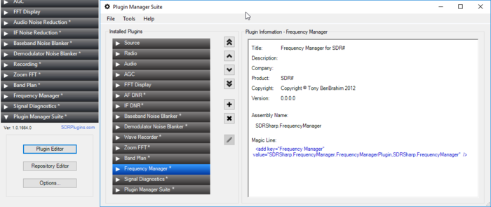 SDRSharp Plugin Manager