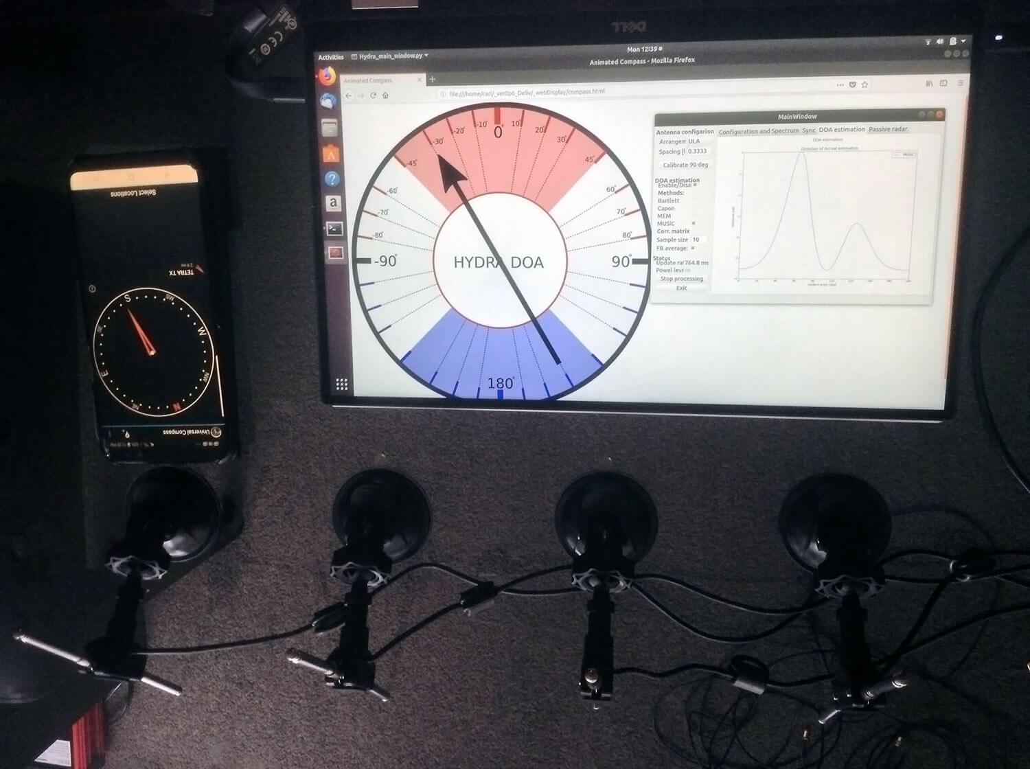 Finding the direction of a TETRA Transmitter