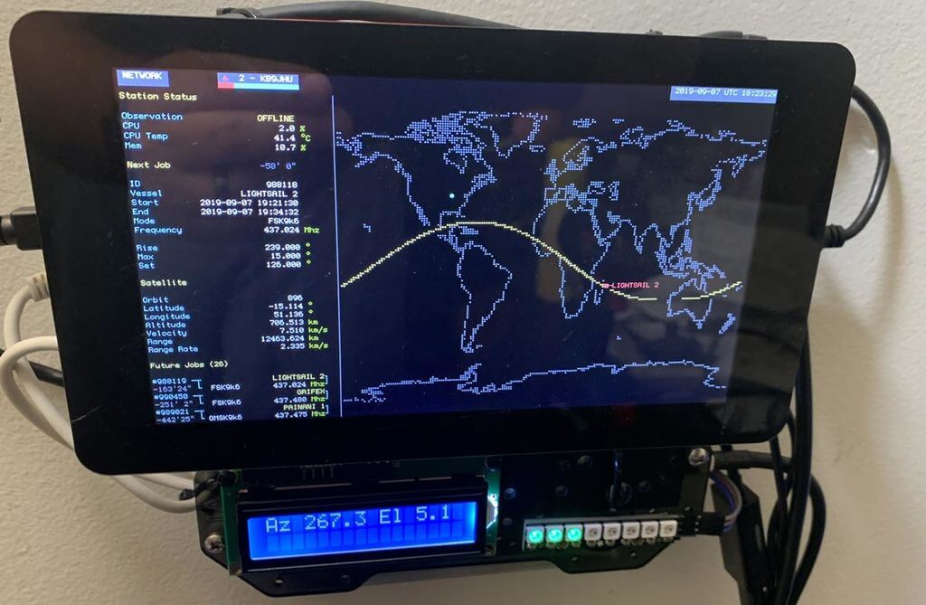 SatNOGS Ground Station Monitor