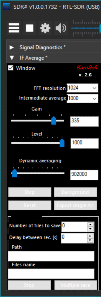 IF Average SDR# Plugin