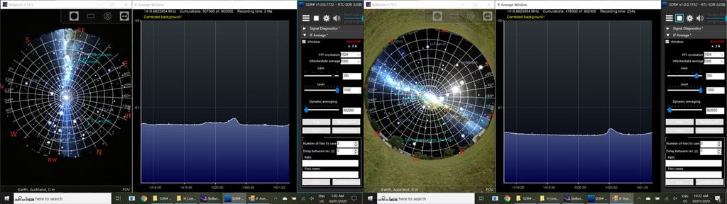 Using a general purpose wideband LNA still works, but results in lower SNR peaks