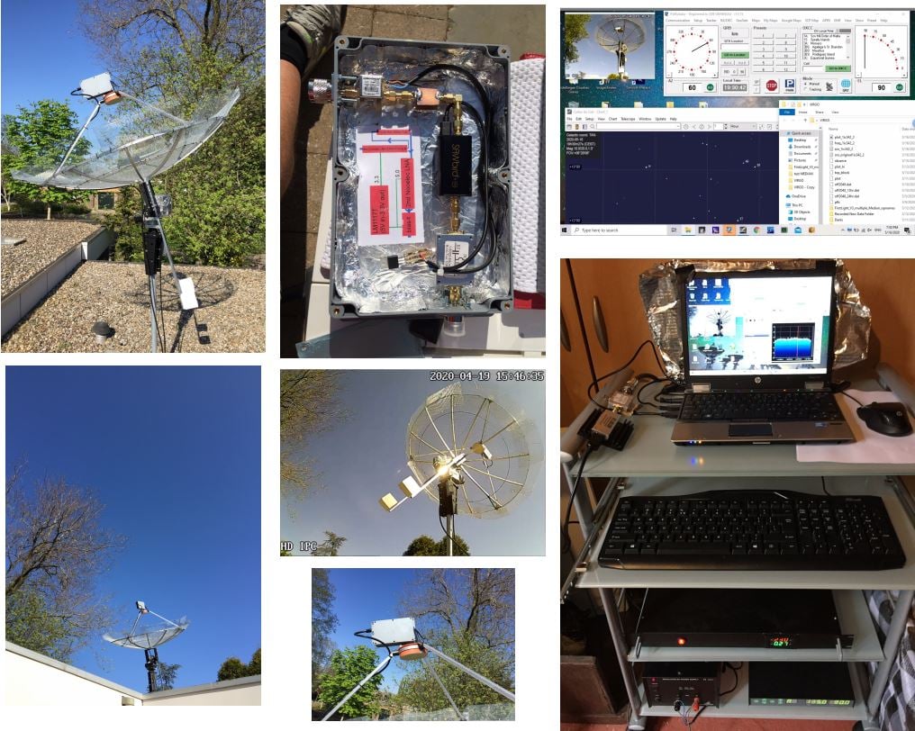 Job Geheniau's Radio Telescope Setup