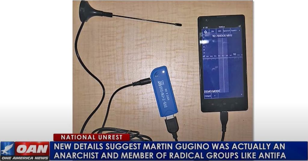 OAN indicates that Martin Gugino may have used an RTL-SDR on police 
