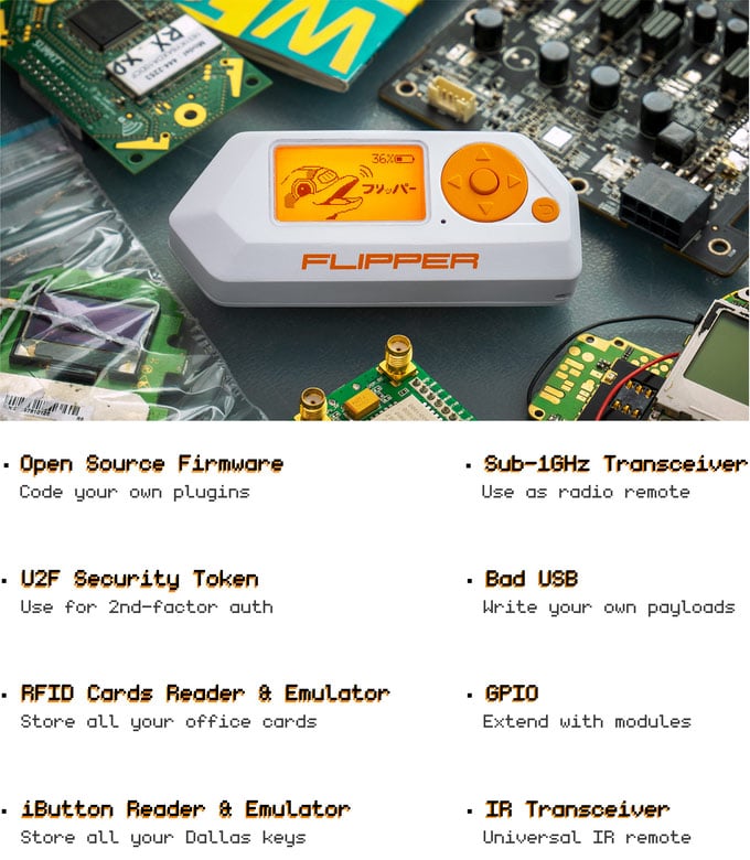 Flipper Zero Crowdfunding: An Open Source RF Pen Testing Tool For Hackers