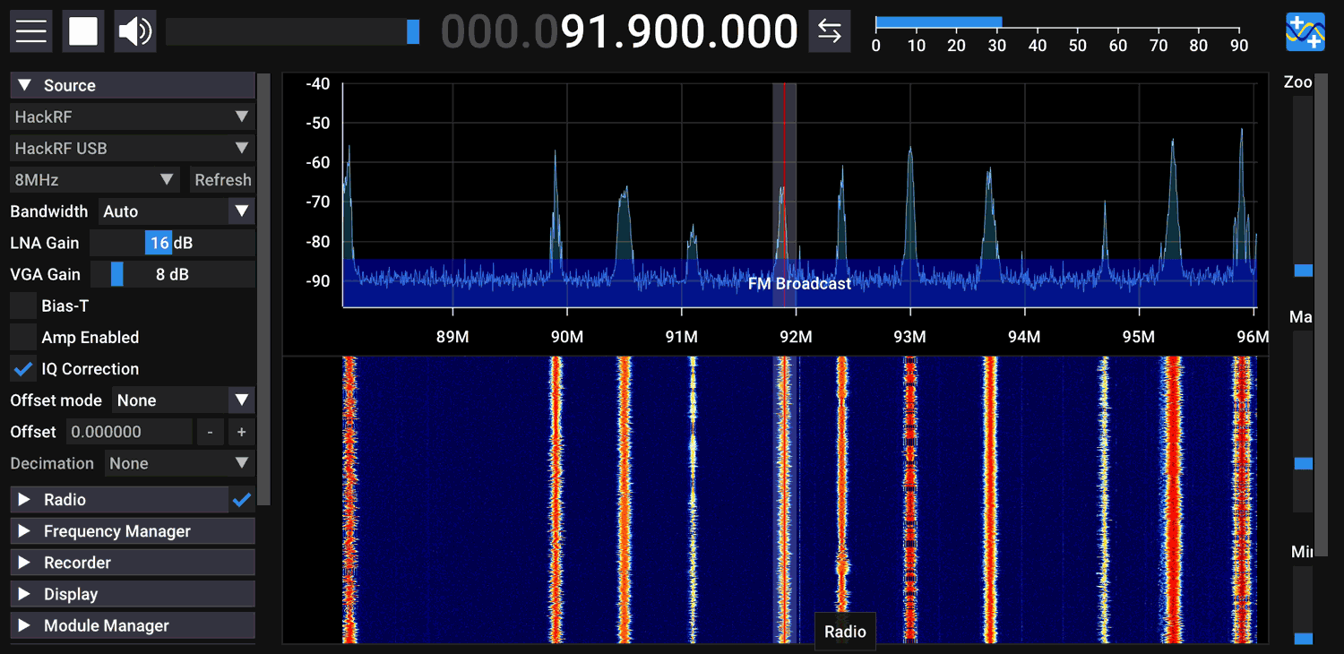 Software Defined Radio with Android Smartphones