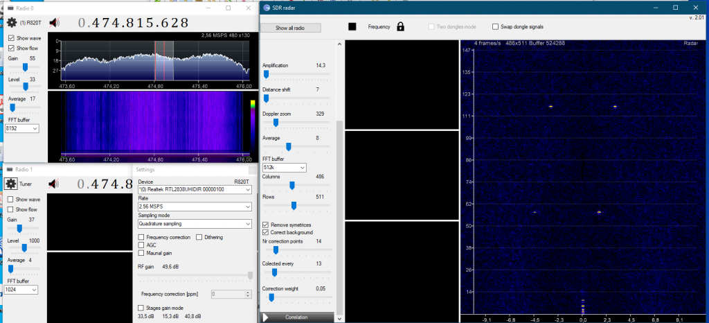 SDR Due Passive Radar