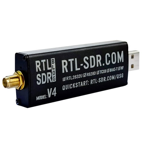 RTL-SDR Blog V3 R860 (R820T2) RTL2832U 1PPM TCXO SMA Software Defined Radio  with Dipole Antenna