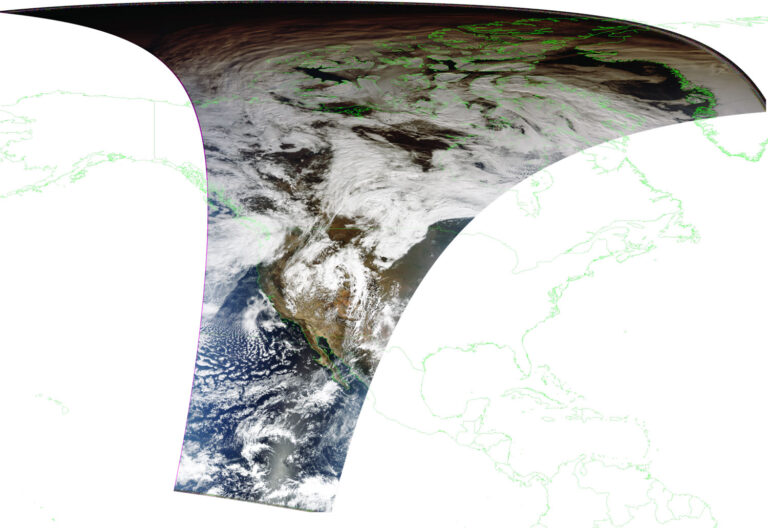 SatDump now has accurate projections