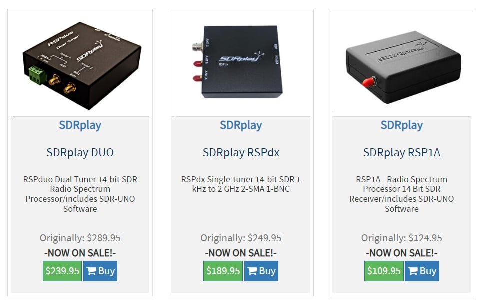 SDRplay Sale at Ham Radio Outlet