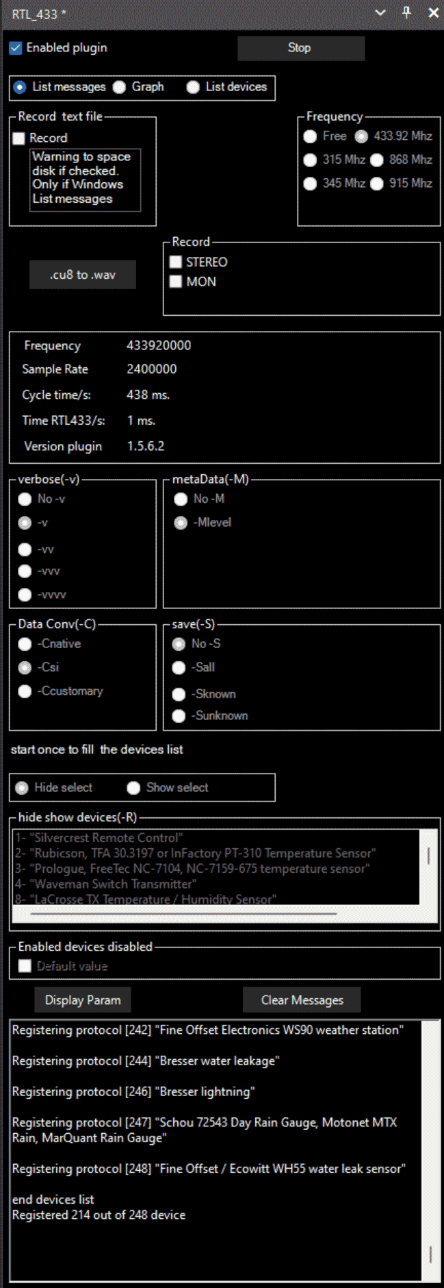 An off-the-shelf RTL-SDR unit.