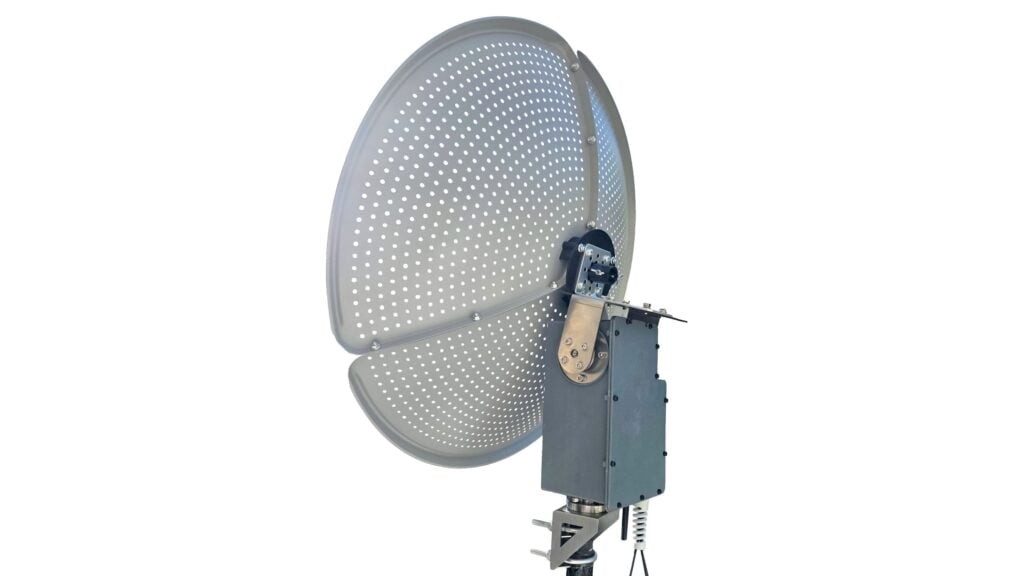 Discovery Drive with Discovery Dish Mounted