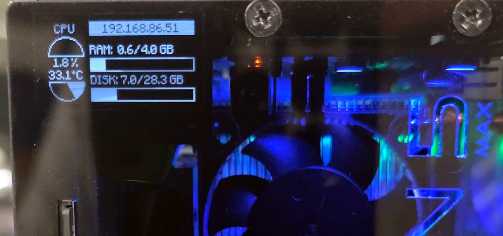 Pironman OLED Screen Working