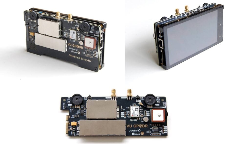 The VU GPSDR Expansion Board for the Vivid Unit Single Board Computer