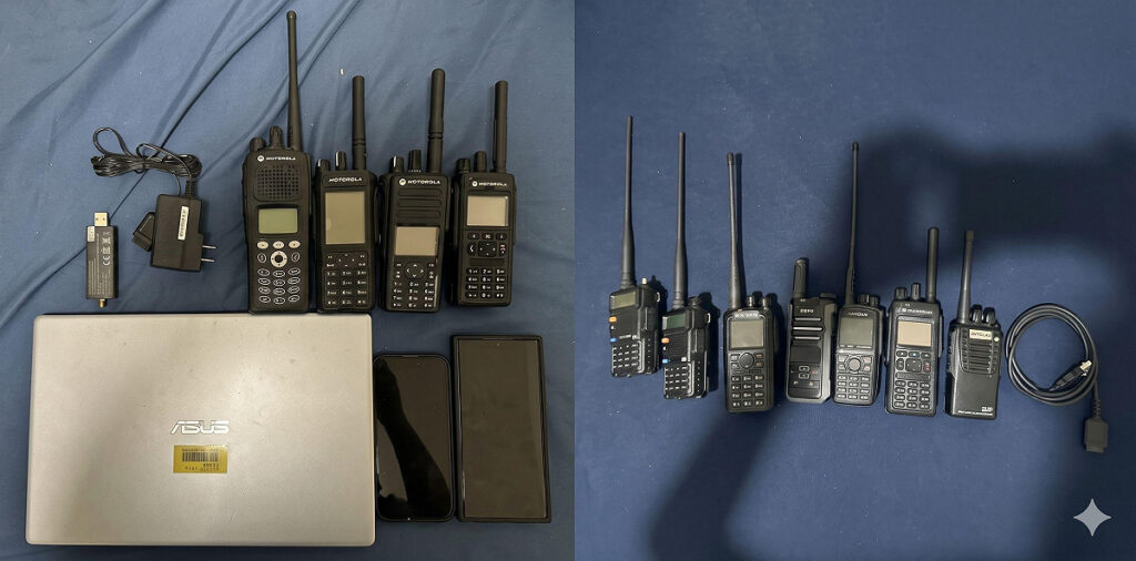 The Equipment Seized by Police