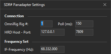 SDR# Panadapter Plugin Screenshot