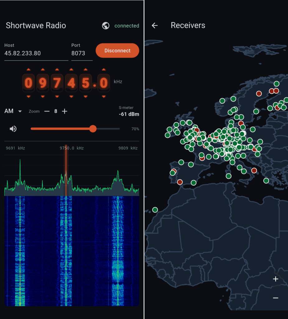 SwR - Shortwave Receiver App