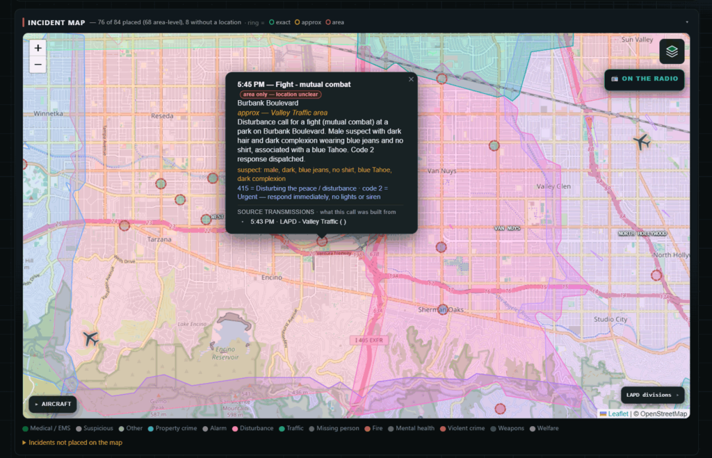 Scammer Command example mapped incident report