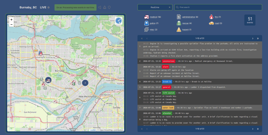 DeepSDR Incident Map