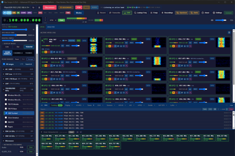 NyxScope: A Windows Multi-Protocol SDR Decoder Program with Multiple ...