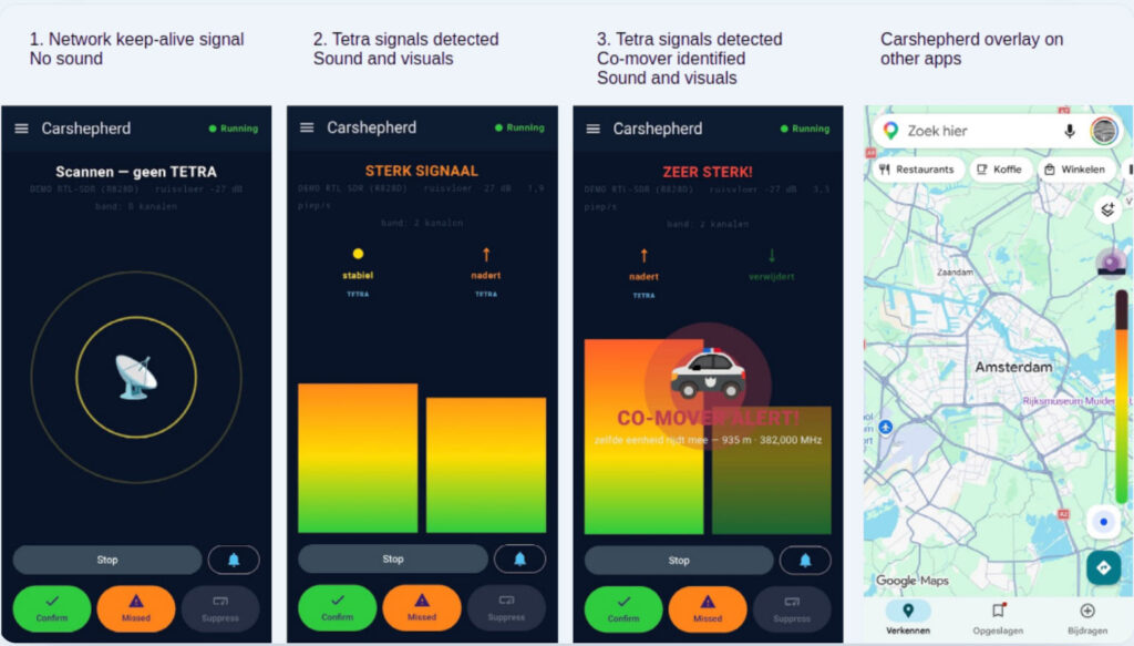 Carshepherd Android UI