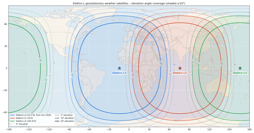 Expected Elektro L3/L4/L5 global coverage from mid-October 2026.
