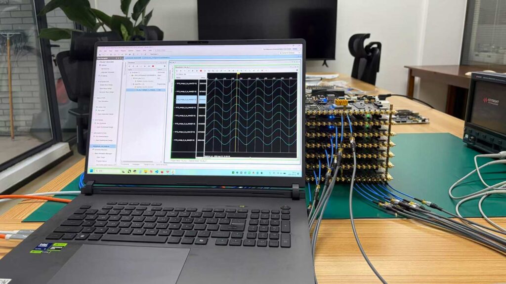 PZSDR 7-Board Phase Coherence Test