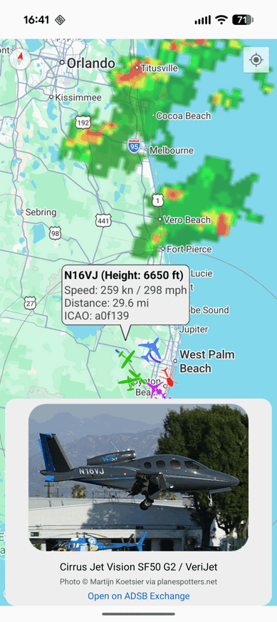 AVARE ADS-B Receiver Android App