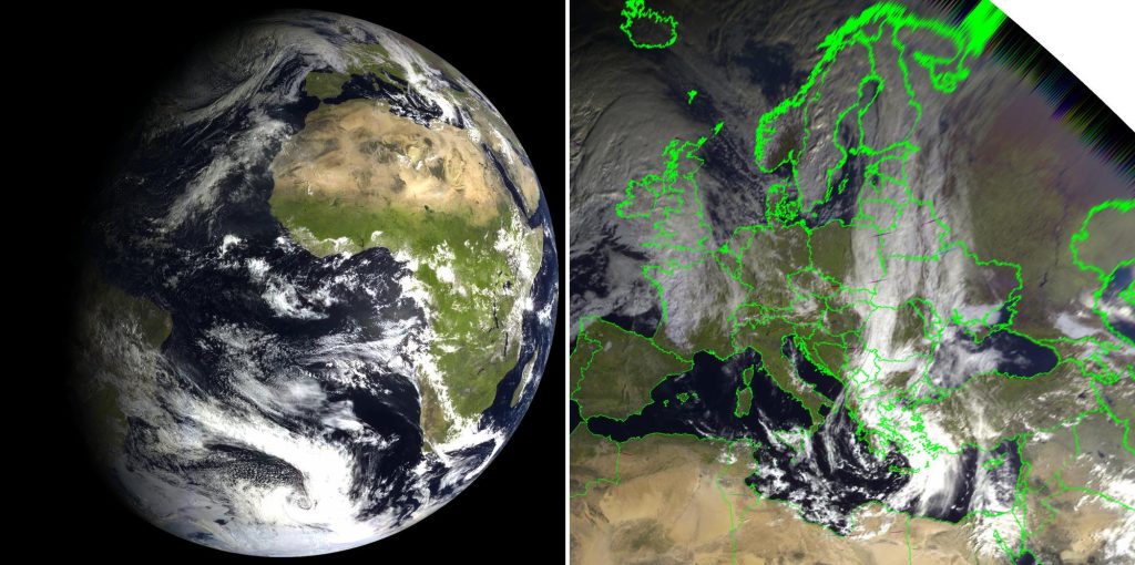 Elektro-L3 LRIT Image Received from 14.5°W on October 26