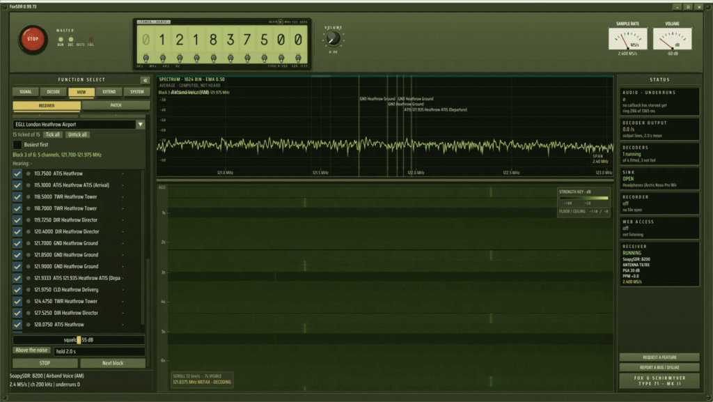 FoxSDR Illustration of the Plugin